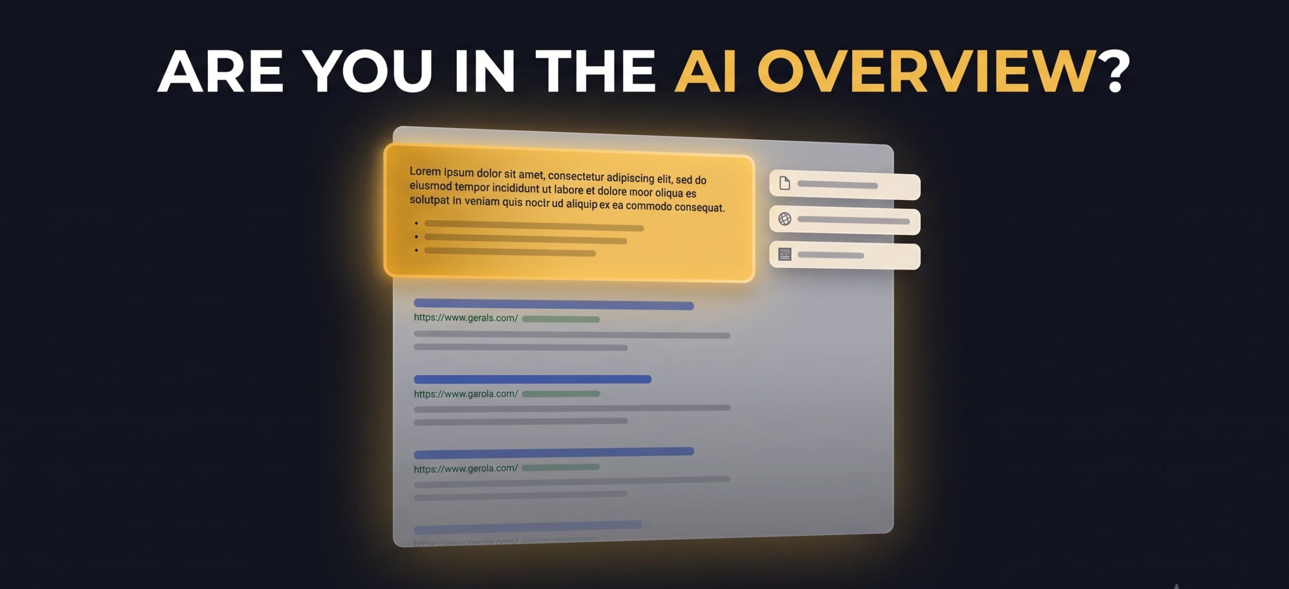 AI Overview Search Optimization and Tracking
